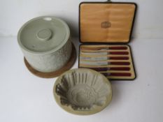 A 1960s Portmerion cheese cloche in Tote