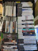 A quantity of assorted video games inc PS2, PS3, XBox 1, XBox 360 and Nintendo Game Cube. Untested.