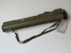 A deactivated M72 LAW 66mm rocket launch