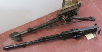 A deactivated Breda M37 7.92mm heavy mac