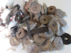 A quantity of leather slings, AKM bayone