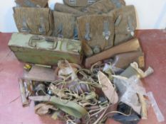 A quantity of militaria inc; MG34/42 sta