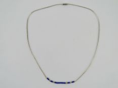 A Native American style blue stone and b