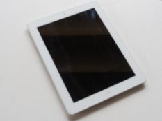 An Apple iPad A1458 white, 9.7