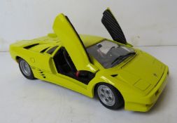 A 1/18 scale Lamborghini Diablo by Maesto.