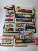 A quantity of assorted boxes scale model vehicles inc Pearl Harbour Collectors US Navy truck,