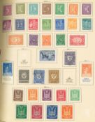 Schaubek Album mit Inhalt Deutschland, beginnend ab Deutsches Reich. Etwas SBZ, DDR. Nur