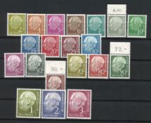 BRD 1954, Freim. Bundespräsident T. Heuss