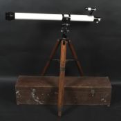 A Prinz Optics (Japan) Astronomical telescope model 660, circa 1960s. Marked D =76.