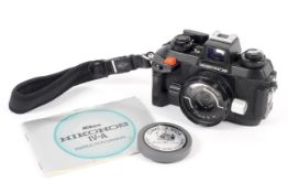 A Nikon Nikonos IV-A underwater camera.