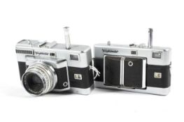 A Voigtlander Vitessa T 35mm rangefinder camera. With a 50mm 1:2.