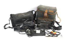 Two video cameras.