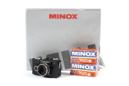 A Minox Contax I Classic Collection sub-miniature film camera.