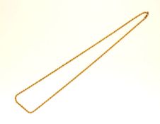 8 k Gelbgold Kordelkette, 3,9 gr., L 58 cm