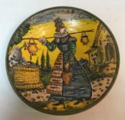 A 19th Century Italian majolica dish, th