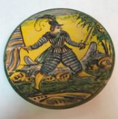 A 19th Century Italian majolica dish, th