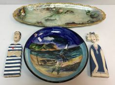 A Songlain Pottery plate decorated with