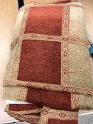 Four separate pairs of tassel tie-backs, two separate pairs of metal tie-backs,