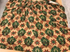 Two pairs of Hobein by Nina Campbell chenille red,