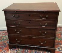 A 19th Century mahogany batchelors chest,