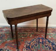 An early 19th Century mahogany foldover