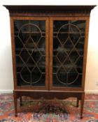 An early 19th Century mahogany bookcase