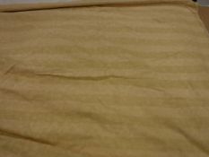 Two pairs of gold striped floral decorat