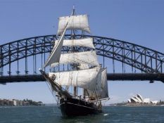 Historic Tall Ships cruise on Sydney Harbour gift voucher for $200. Donated by Federal Member for