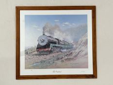 'The Overland' print by Brian Baigent a well-respected Australian postwar and contemporary painter