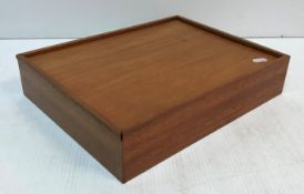 A modern treenware gavel and block 