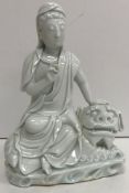 An 18th Century Chinese blanc de chine figure of 