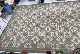 A late 20th Century machine woven Wilton style rug,