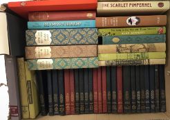 Six boxes of various books including mainly Folio Society volumes: 