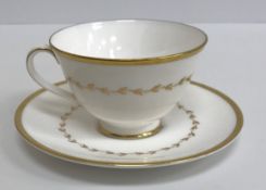 Two boxes of china containing various Royal Doulton 