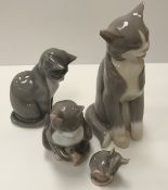 Three various Bing & Grondahl figures of 