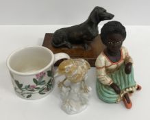 A box of sundry items to include Masie Deage for Nina Campbell petal-shaped dishes,