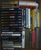 A box of books including twenty-one DICK