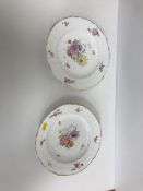 A pair of 19th Century Copenhagen porcel
