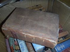 A collection of various books including