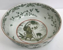 A 19th Century Chinese famille verte fru