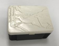 A 1920s/early 30s bakelite cigarette box
