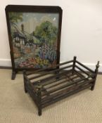 A 20th Century wrought iron rectangular