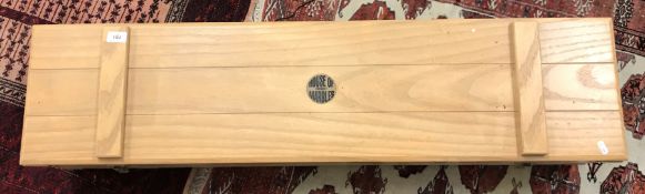 A modern House of Marbles croquet set in pine box