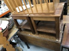 A Victorian mahogany drop-leaf Pembroke table,