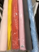 Ten full and part rolls of 92 cm wide felt (30% wool,