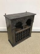 A 17th Century oak food cupboard,