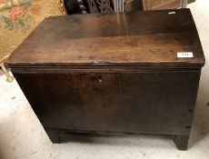 A 19th Century oak hutch of small proportions,
