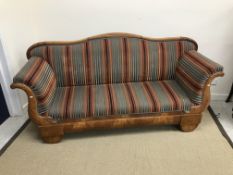 A 19th Century Biedermeier cherry wood f