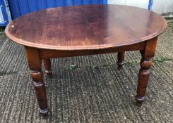 An 18th Century dark stained pine hangin