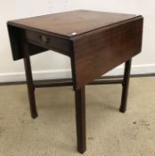 A George III mahogany Pembroke table, th